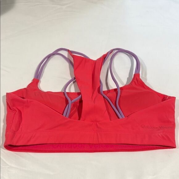 Outdoor Voices fruit punch Sports Bra with Strappy Design - Picture 2 of 4